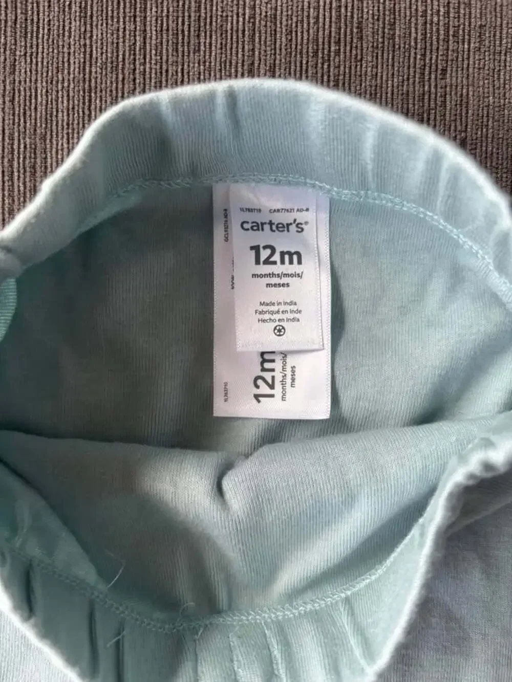 NWT 2-pack Carter's Baby pull on Jogger Pants 12 months